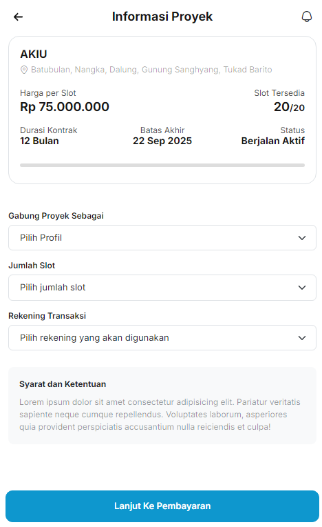 Halaman Akun