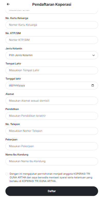 Registrasi Koperasi
